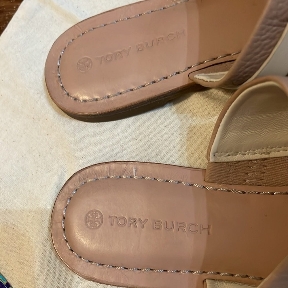 Tory Burch Leigh Sandals Sz 7.5 - Picture 9 of 10